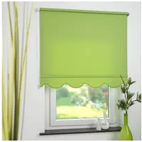 Bella Casa Seitenzugrollo Kettenzugrollo Volantrollo Rollo Klassik lichtdurchlässig 72