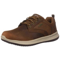 SKECHERS Herren Delson Antigo Oxfords, Brown Leather, 39.5 EU