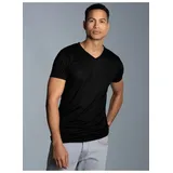 Trigema T-Shirt »TRIGEMA V-Shirt aus 100% Lyocell«, (1 tlg.), schwarz