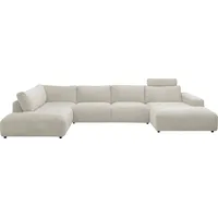 Musterring Wohnlandschaft Lucia U-Form, Verschiedene Farben, Cord-Bezug, Gesamtbreite 434 cm