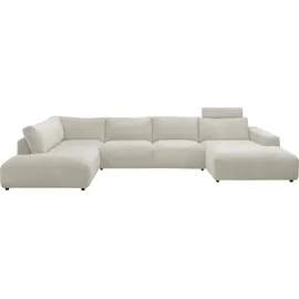 Musterring Wohnlandschaft Lucia U-Form, Verschiedene Farben, Cord-Bezug, Gesamtbreite 434 cm