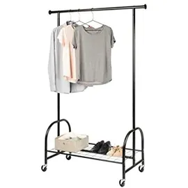 Wenko Garderobenständer Profi Schwarz