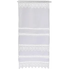 HOSSNER - ART OF HOME DECO Scheibengardine "Spitzingsee" Gr. 2, weiß, B:40cm H:90cm, Baumwolle, HOSSNER - ART OF HOME DECO, Gardinen