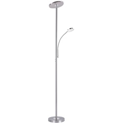 LED Steh Leuchte Wohn Zimmer Decken Fluter Lampe Touch Dimmer flexibler Arm