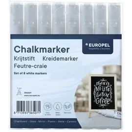Europel Kreidemarker 3 mm, Etui 8 Stk 356507