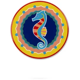 Excelsa Set 6 Untersetzern Corfu' Keramik, 10,5x1x10,5 cm, Bunt