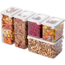 SmartStore Vorratsdosen 5-teiliges Set transparent 2 x 0,8 l, 2 x 1,6 l, 1 x 1,65 l