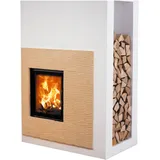 Austroflamm Kamineinsatz | Kera Xtra 45 | 6 kW | Keramikset mit HLF | Schwarz