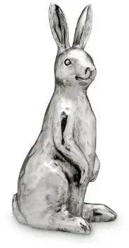 Hase stehend, Blick nach Rechts Kunststein 13,0 x 12,3 x 30,0cm