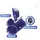 Maximex WC-Garnitur Hygiene-Set Lila 2