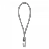 Bradas Spanngummi mit Haken in Grau 18 cm