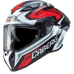 Caberg Drift Evo II Jamara Helm, zwart-wit-rood, 2XL Voorman