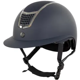 BR Reithelm Lambda Plus Glitter 59-61 cm Schwarz