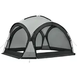 [pro.tec]® pro.tec Pavillon Grästorp Festzelt Gartenpavillon Grau