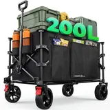 HOMECALL Bollerwagen 200L schwarz Kühltasche