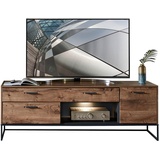 vito Meevoo II TV-Lowboard 175 cm eiche rustikal dekor/graphit