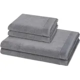 Möve Premium Handtuch-Set (4-teilig) Handtücher 4 ct Grau