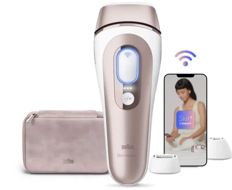 Braun Smart Skin Expert IPL7147 intelligenter IPL-Haarentferner für Körper, Gesicht, Bikini- und Achselbereich 1 St.