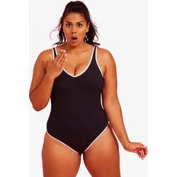 Badeanzug Aquagym Ines Damen schwarz 38