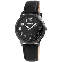 Alain Miller Herrenarmbanduhr mit Kunstlederionsarmband