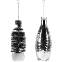 kwmobile Flaschenbürste SodaStream Crystal 2.0 DUO Terra Schwarz