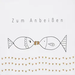 Servietten ZUM ANBEIßEN - LB 33x33 cm