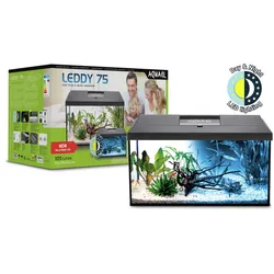 Aquael Aquarienset LEDDY Day&Night 75 schwarz 2.0 Aquarium Set