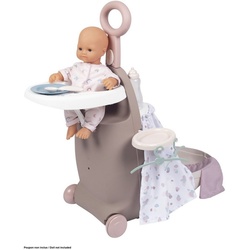 Smoby Puppen Accessoires-Set Baby Nurse, PuppenpflegeTrolley beige|rosa
