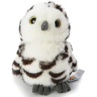 Uni-Toys - Schnee-Eule Baby - 12 cm (Höhe) -