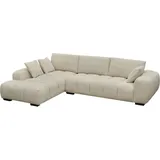 Habitat et Jardin Ecksofa aus Stoff "Monceau" - 3-Sitzer - Beige