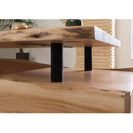 MASSIVMOEBEL24.DE Schreibtisch Akazie natur lackiert