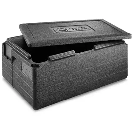 Thermohauser EPP-Thermobox GN 1/1 Gastrostar schwarz, 40 Liter Volumen - 60 x 40 x 28 cm