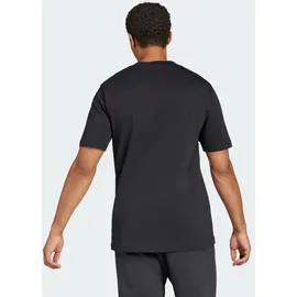 adidas Essentials Big Logo Kurzarm-T-Shirt Black / White 2XL