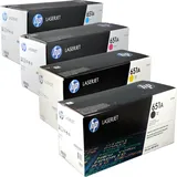 HP 4 HP Toner CE340A-CE343A 651A Multipack K C M Y 4-farbig