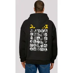 Kapuzenpullover F4NT4STIC "Star Wars Japanese Character Thumbnail", Herren, Gr. L, schwarz, Obermaterial: 100% Baumwolle, casual, oversize, Langarm, Pullover, Print