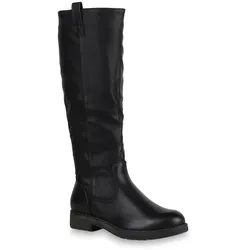 Damen Reiterstiefel in Schwarz