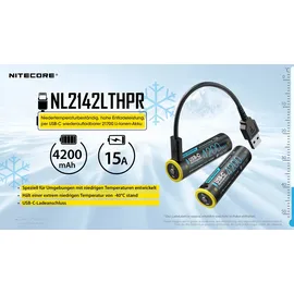 Nitecore NL2142LTHPR C 4200 mAh 1 St.