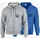 Gildan Heavy Blend Kapuzensweatjacke Herren Schwarz XXL