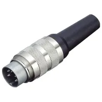 Weidmüller 1118010000 Sensor-/Aktor-Steckverbinder, unkonfektioniert M16 Stecker, gerade Polzahl: 7