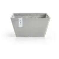 Ecopots Berlin 25 x 25 x 12,8 cm Weißgrau