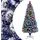 vidaXL Künstlicher Weihnachtsbaum Blau/Weiß 150 cm