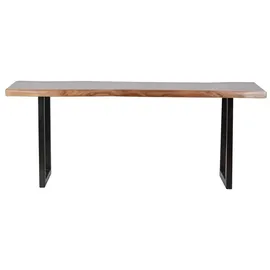 MiaMöbel Esstisch 160 x 90 x 75 cm Dunkelbraun/Braun