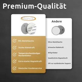 ECENCE Magnethalterung 70mm Selbstklebend 20 St.