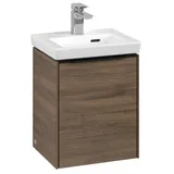 Villeroy & Boch Subway 3.0 Waschtischunterschrank C58301VH 35,1x42,9x30,9cm, Schanier links/Griff Volcano black,