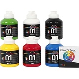 Creativ Company A-Color - Acrylic Paint - Glossy - 6 x 500 ml