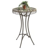 DanDiBo Ambiente DanDiBo Stehtisch Garten Metall Antik 130414 Tisch H-106cm D-65cm Gartentisch Bistrotisch Bartisch