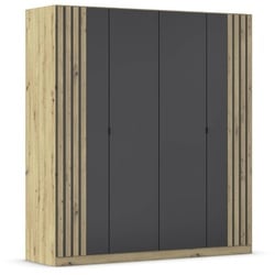 rauch BLUE Kleiderschrank Genua 181 x 197 cm Dekor Grau