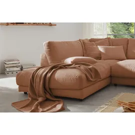 KAWOLA Ecksofa Madeline Cord Recamiere links rost