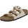 Birkenstock 1029818 Damen Tieffußbett Pantolette Florida Graceful Pearl White, Beige, Gr. 40 - - 40