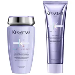 Kérastase Blond Absolu Duo UV (Bain Ultra-Violet/ Cicaflash)* Haarpflegesets 0,5 l Damen